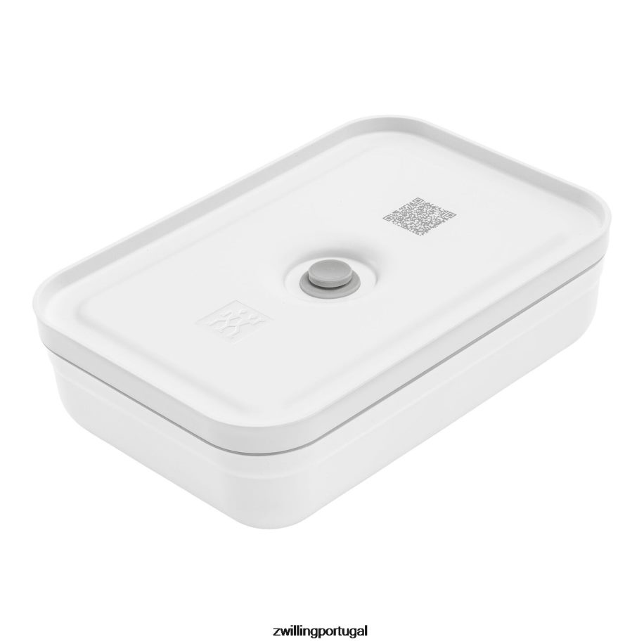 Zwilling cozinha 442PVP514 Fresh & save l lancheira plana a vácuo, plástico, branco-cinza