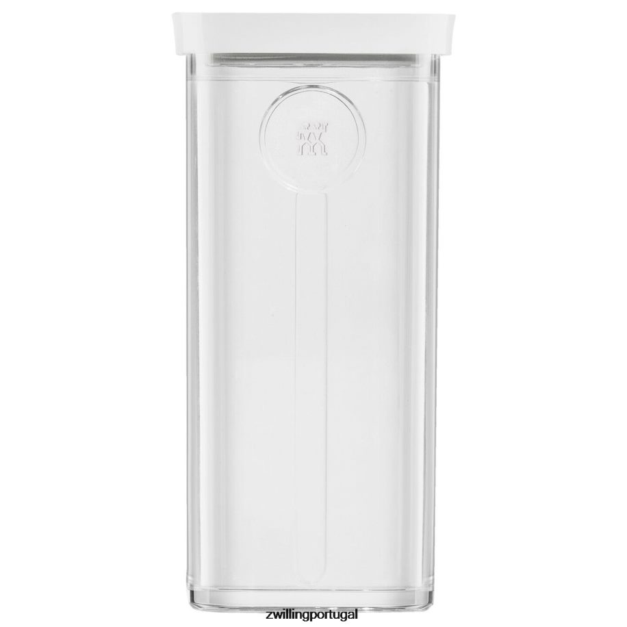 Zwilling cozinha 442PVP525 Conjunto de recipientes para cubos Fresh & Save com bomba de vácuo, pequeno, 7 peças, branco transparente