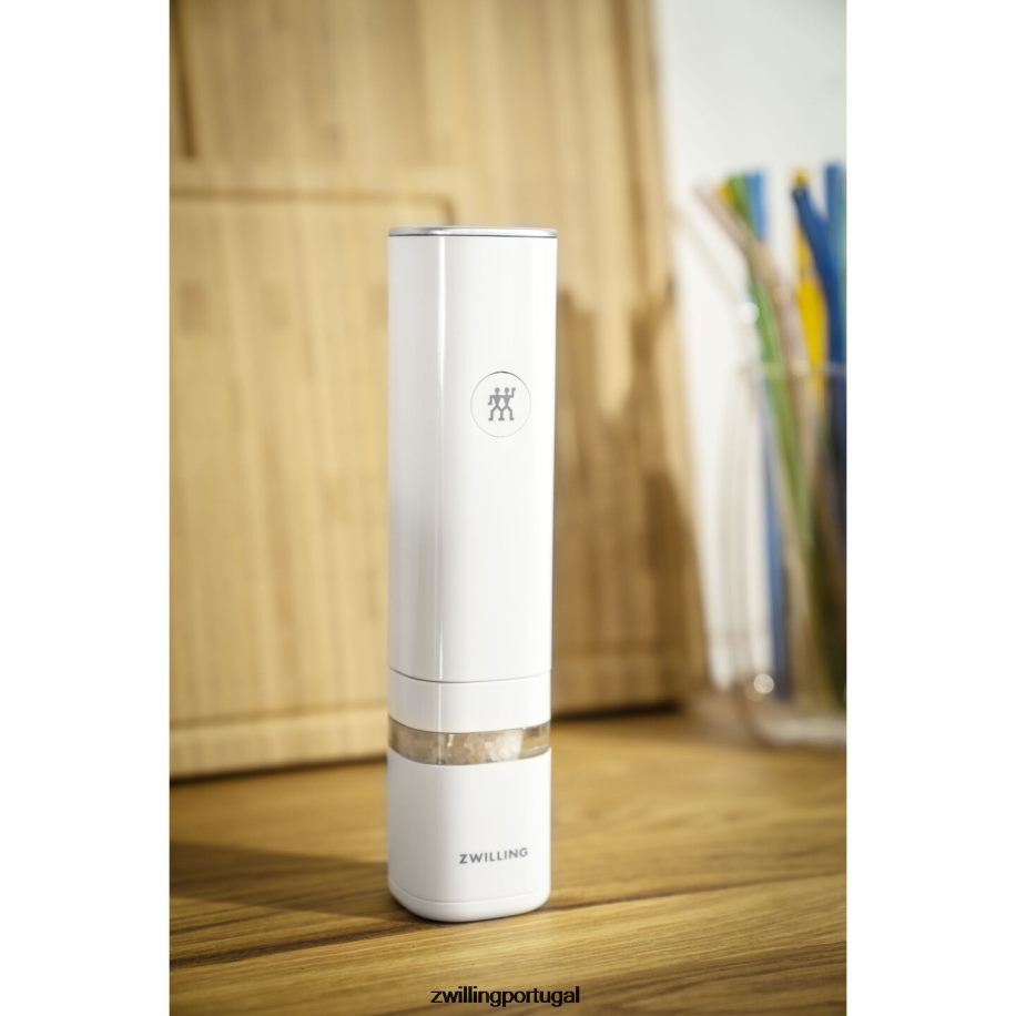 Zwilling cozinha 442PVP550 moinho elétrico de sal/pimenta enfinigy, branco