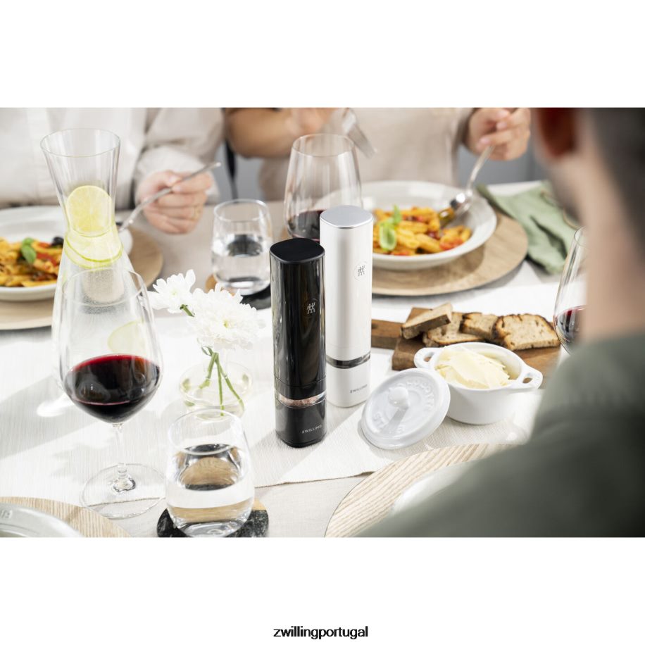 Zwilling cozinha 442PVP550 moinho elétrico de sal/pimenta enfinigy, branco