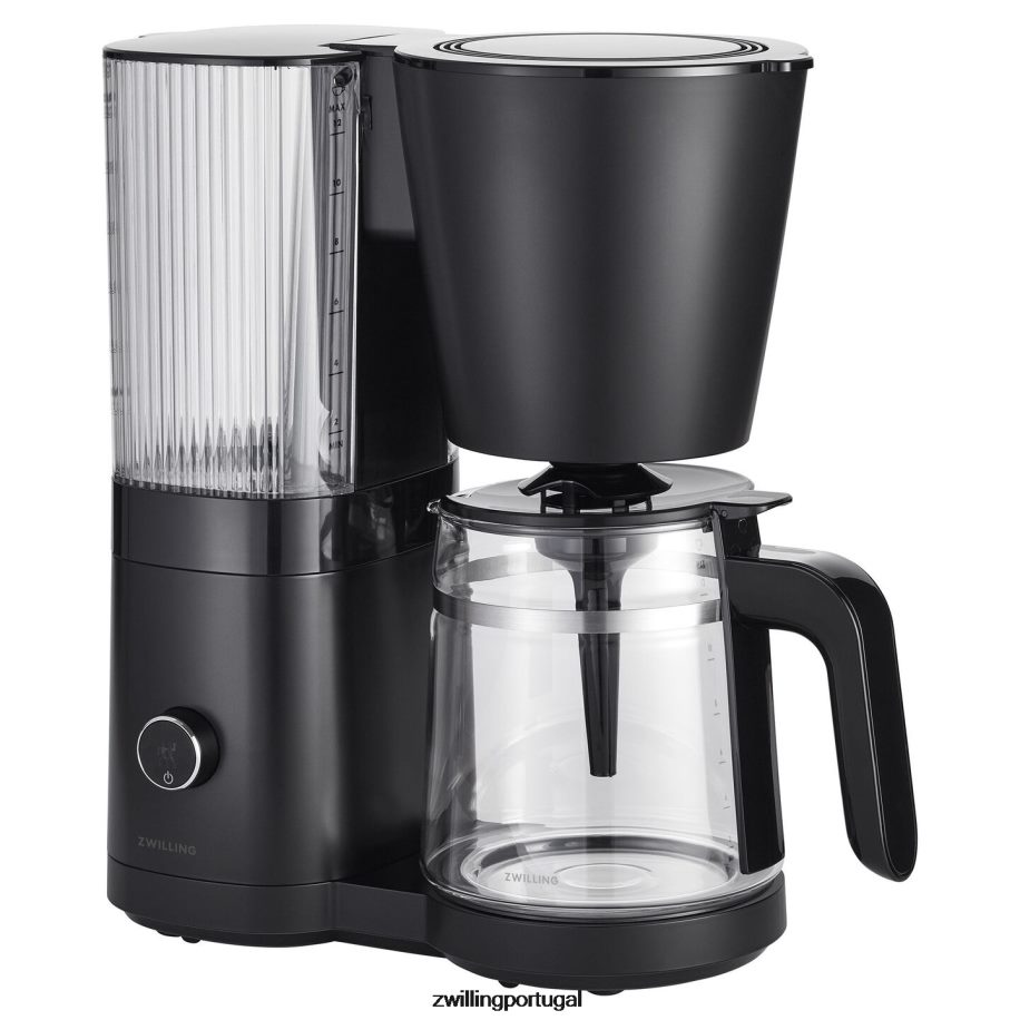 Zwilling cozinha 442PVP546 cafeteira enfinigy 1,5 l / 48 onças preta fosca