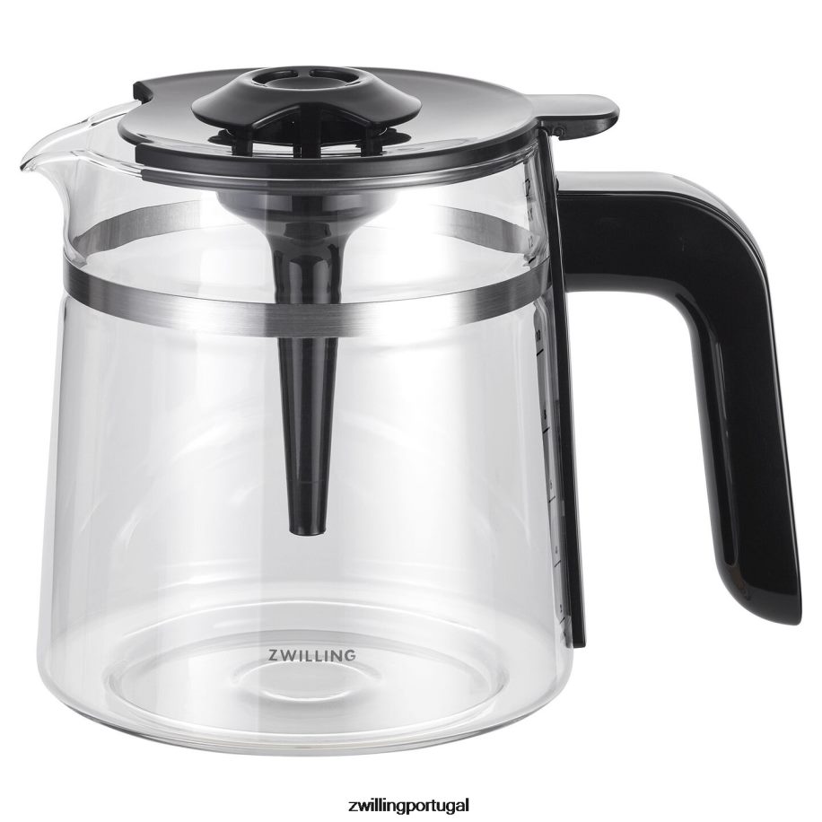 Zwilling cozinha 442PVP546 cafeteira enfinigy 1,5 l / 48 onças preta fosca