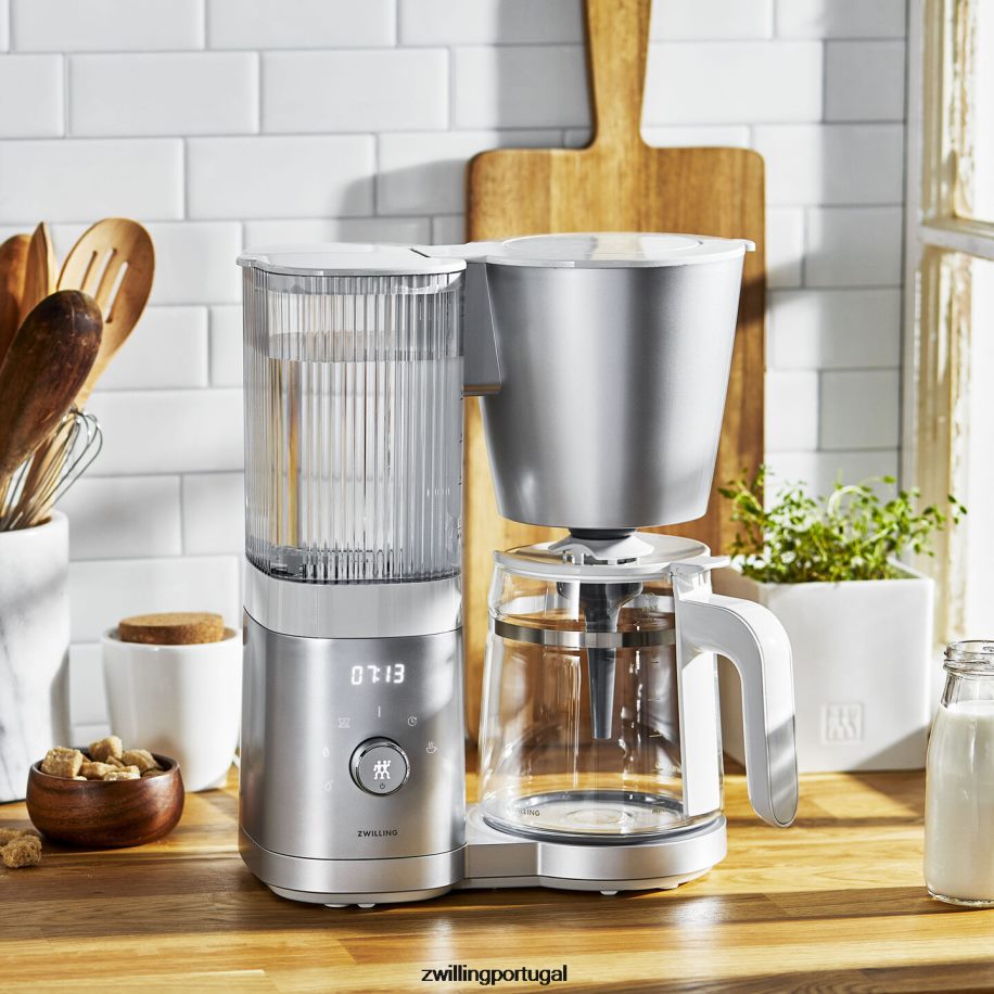 Zwilling cozinha 442PVP547 cafeteira enfinigy 1,5 l / 48 onças prata