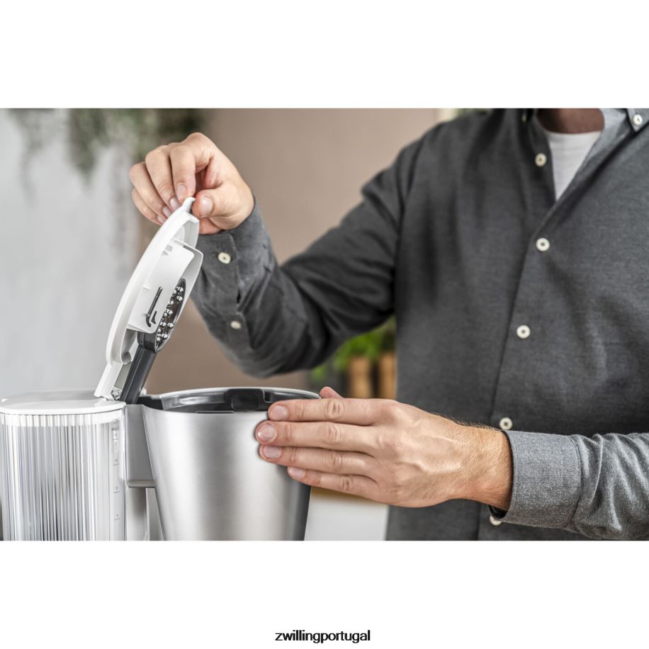 Zwilling cozinha 442PVP547 cafeteira enfinigy 1,5 l / 48 onças prata