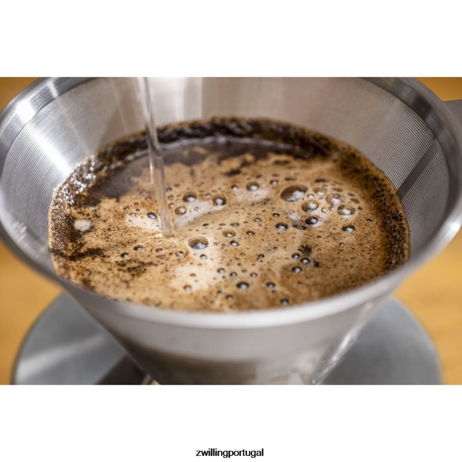 Zwilling cozinha 442PVP584 conjunto de gotejador de café para servir café, 2 peças