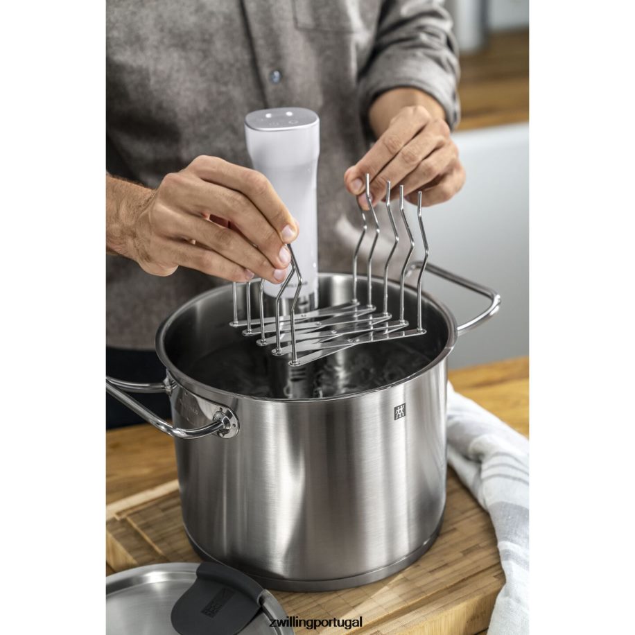 Zwilling cozinha 442PVP594 rack sous vide enfinigy, aço inoxidável