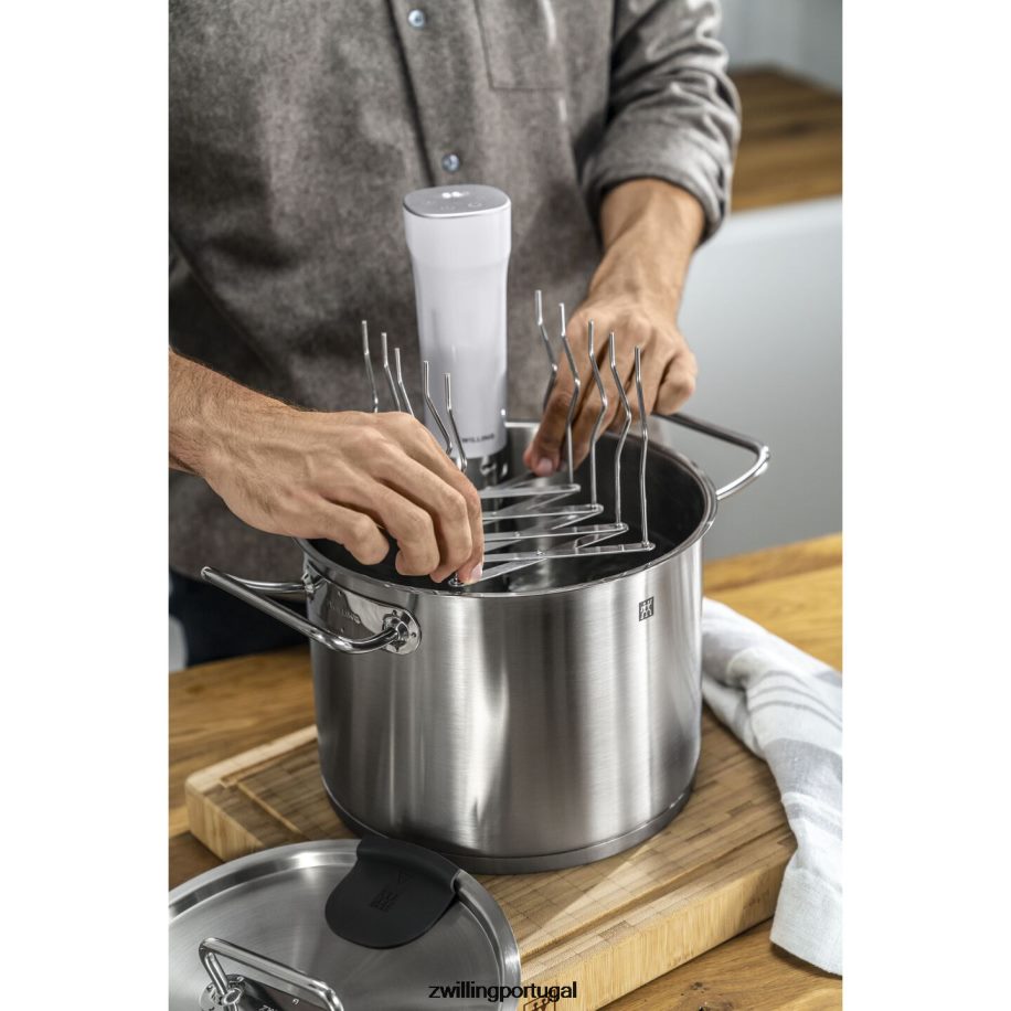 Zwilling cozinha 442PVP594 rack sous vide enfinigy, aço inoxidável