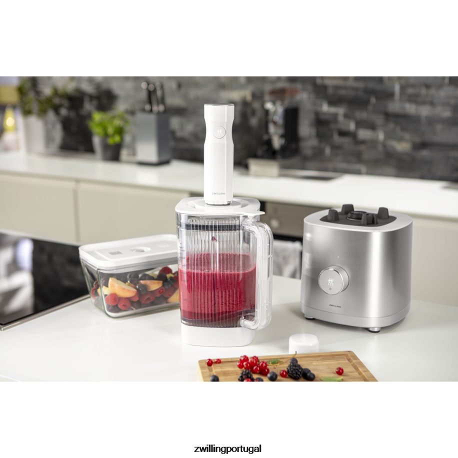 Zwilling elétrica 442PVP531 adaptador de vácuo enfinigy para liquidificador de mesa/potência, branco