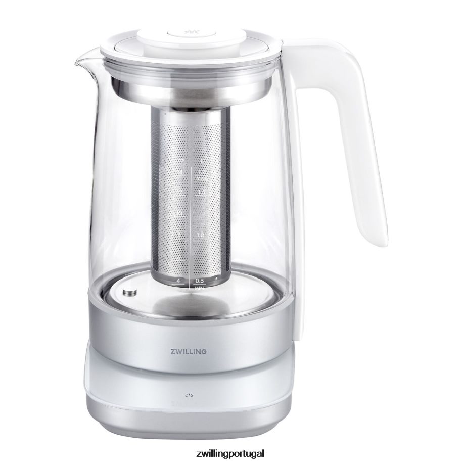 Zwilling elétrica 442PVP551 chaleira de vidro enfinigy - prata
