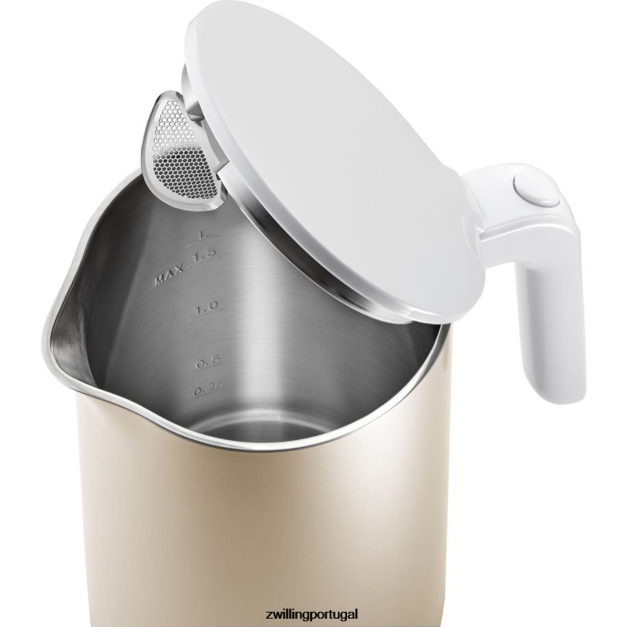 Zwilling elétrica 442PVP562 enfinigy 1,5 l, chaleira cool touch pro - ouro