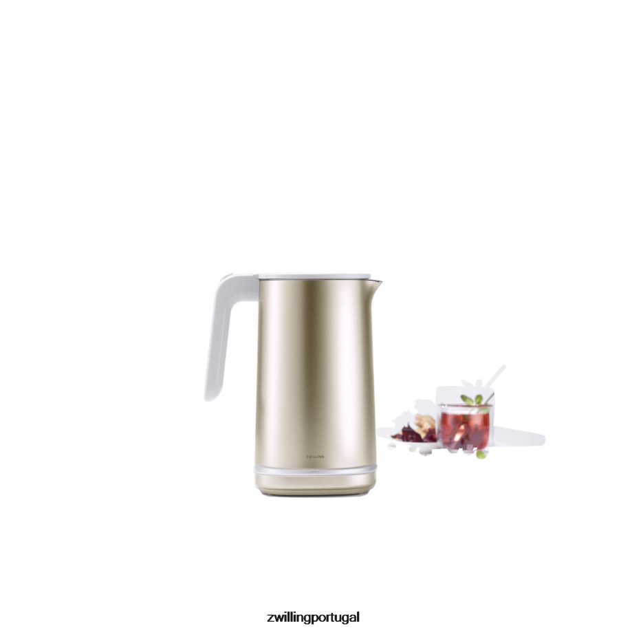 Zwilling elétrica 442PVP562 enfinigy 1,5 l, chaleira cool touch pro - ouro