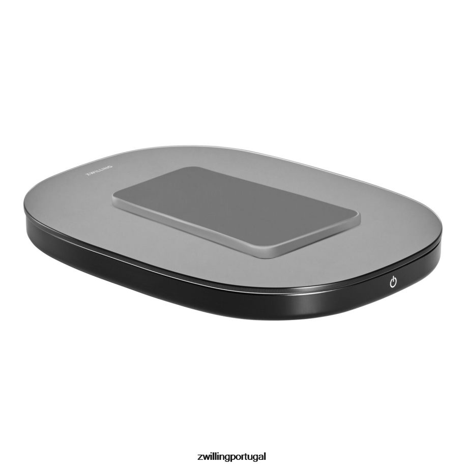 Zwilling elétrica 442PVP577 balança de cozinha com carregamento sem fio enfinigy - preta