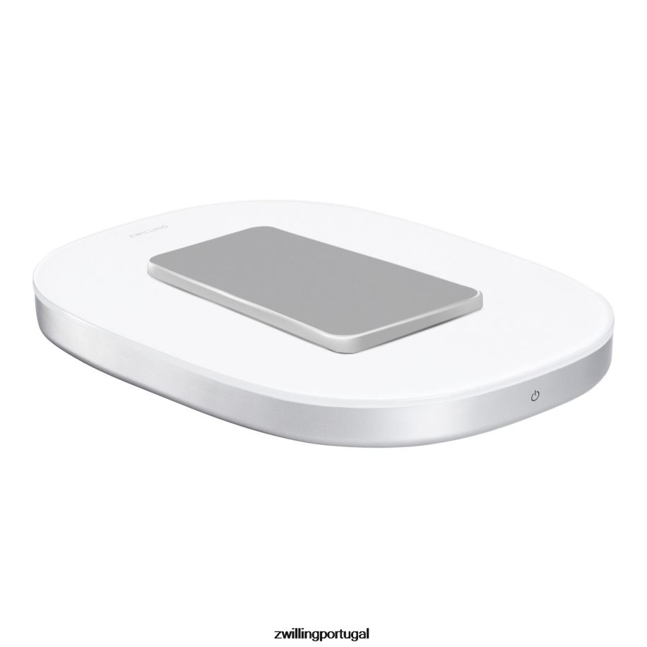 Zwilling elétrica 442PVP578 balança de cozinha com carregamento sem fio enfinigy - prata