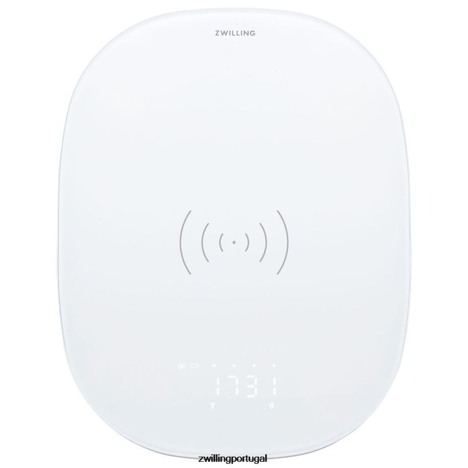 Zwilling elétrica 442PVP578 balança de cozinha com carregamento sem fio enfinigy - prata