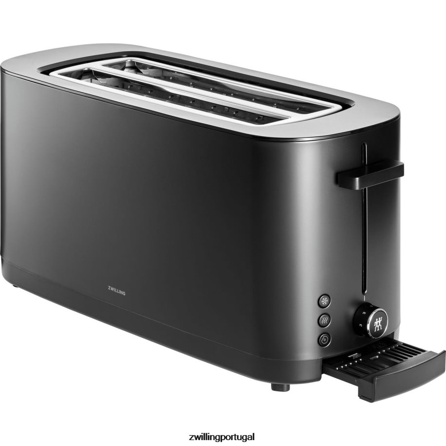 Zwilling elétrica 442PVP544 torradeira enfinigy 2 slot longo - preto