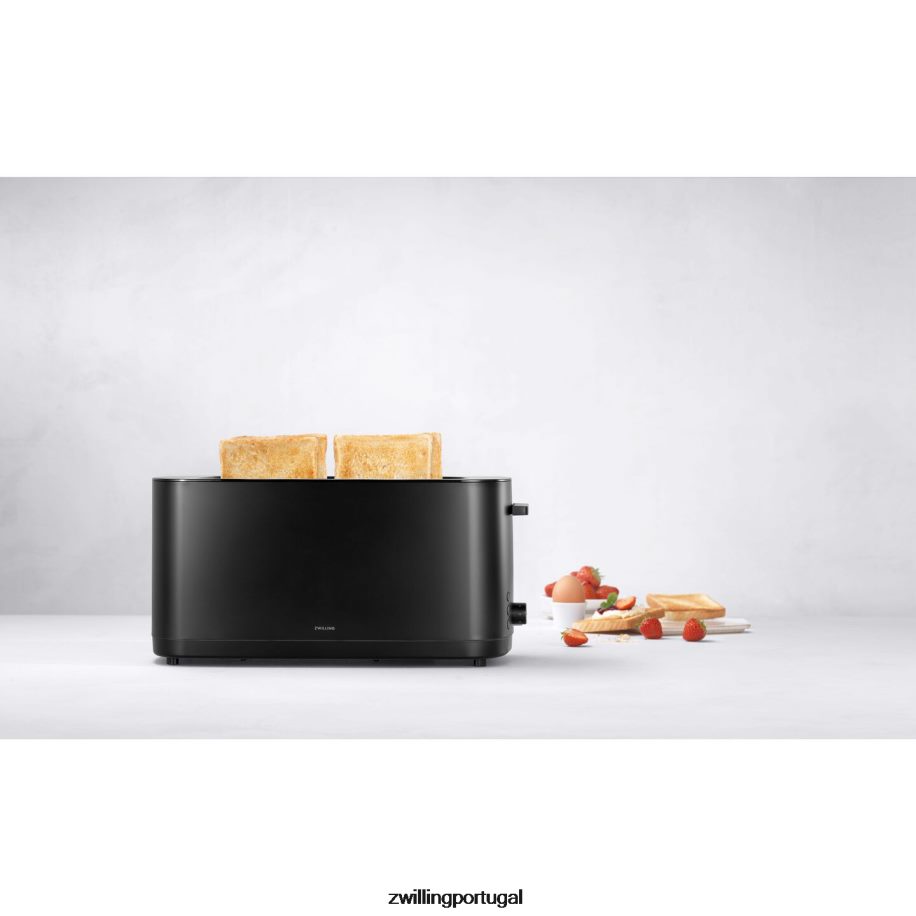 Zwilling elétrica 442PVP544 torradeira enfinigy 2 slot longo - preto