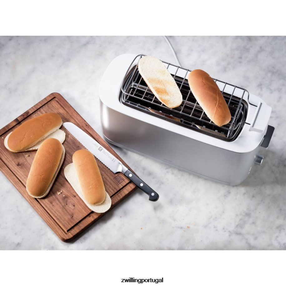 Zwilling elétrica 442PVP545 torradeira enfinigy 2 slot longo - prata