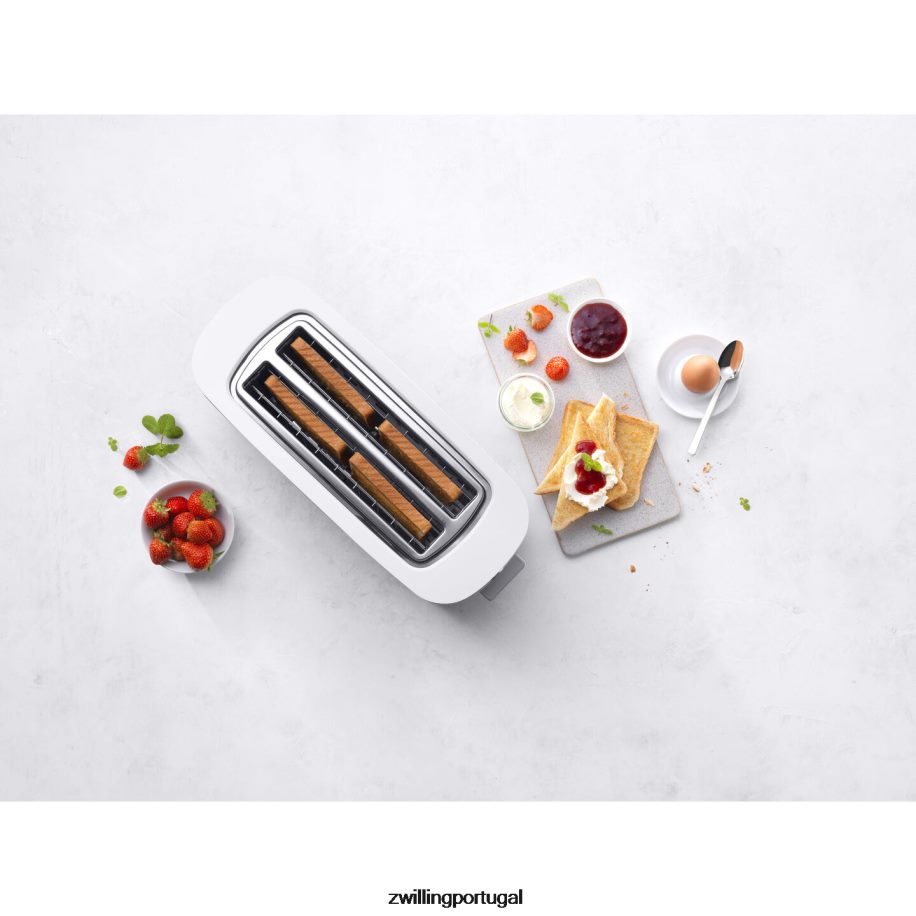 Zwilling elétrica 442PVP545 torradeira enfinigy 2 slot longo - prata