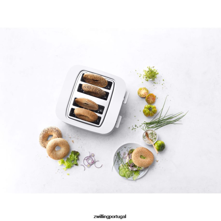 Zwilling elétrica 442PVP567 Torradeira enfinigy de 4 slots - prata