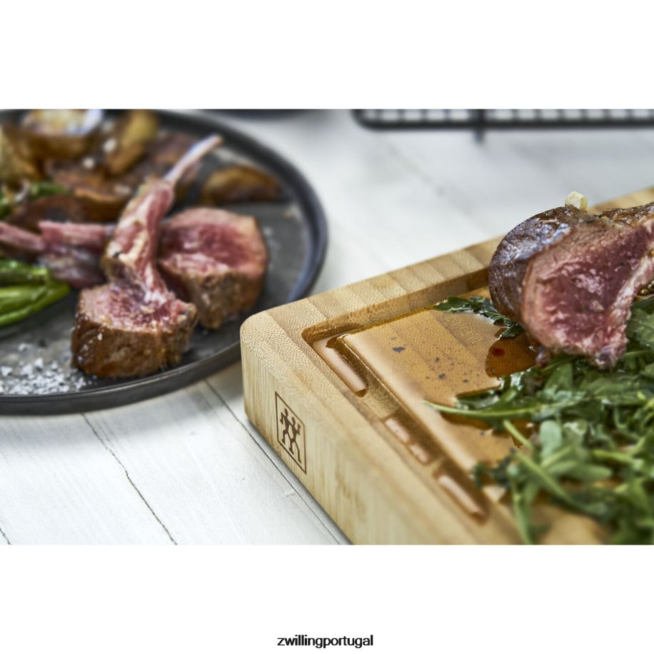 Zwilling talheres 442PVP27 tábuas de corte Tábua de corte de 14 x 10 polegadas, bambu