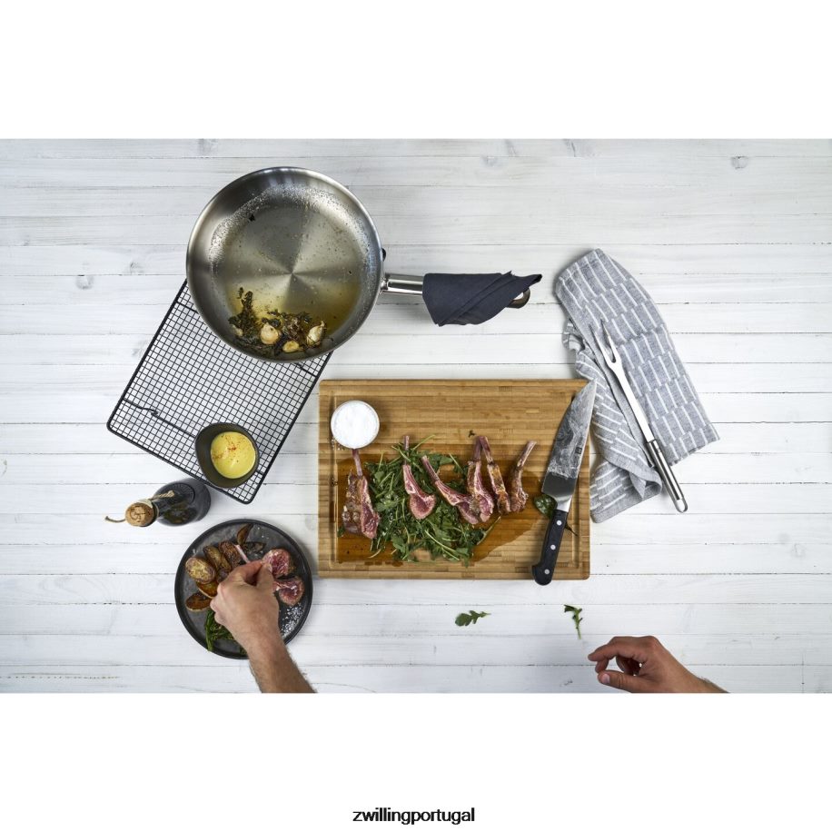 Zwilling talheres 442PVP27 tábuas de corte Tábua de corte de 14 x 10 polegadas, bambu