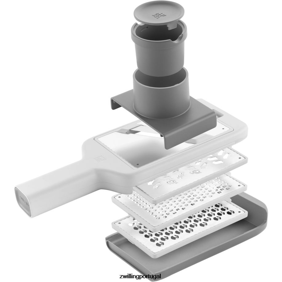 Zwilling talheres 442PVP530 multi ralador / mandolina z-cut, cinza