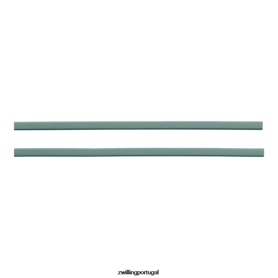 Zwilling talheres 442PVP429 manutenção de borda v-edge duas hastes verde médio