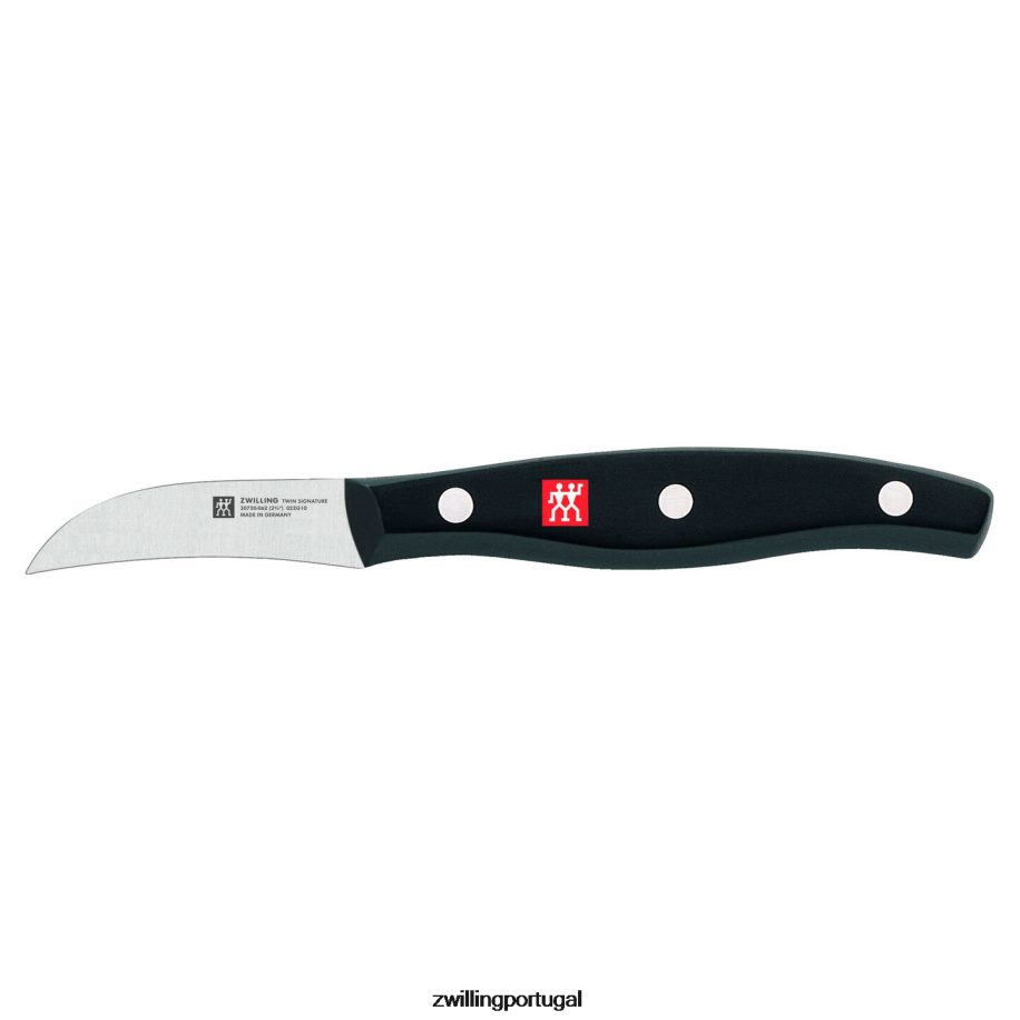 Zwilling talheres 442PVP171 faca dupla exclusiva de 2,5 polegadas para descascar bico de pássaro