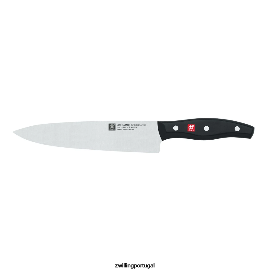 Zwilling talheres 442PVP180 assinatura dupla de 8 polegadas, faca de chef