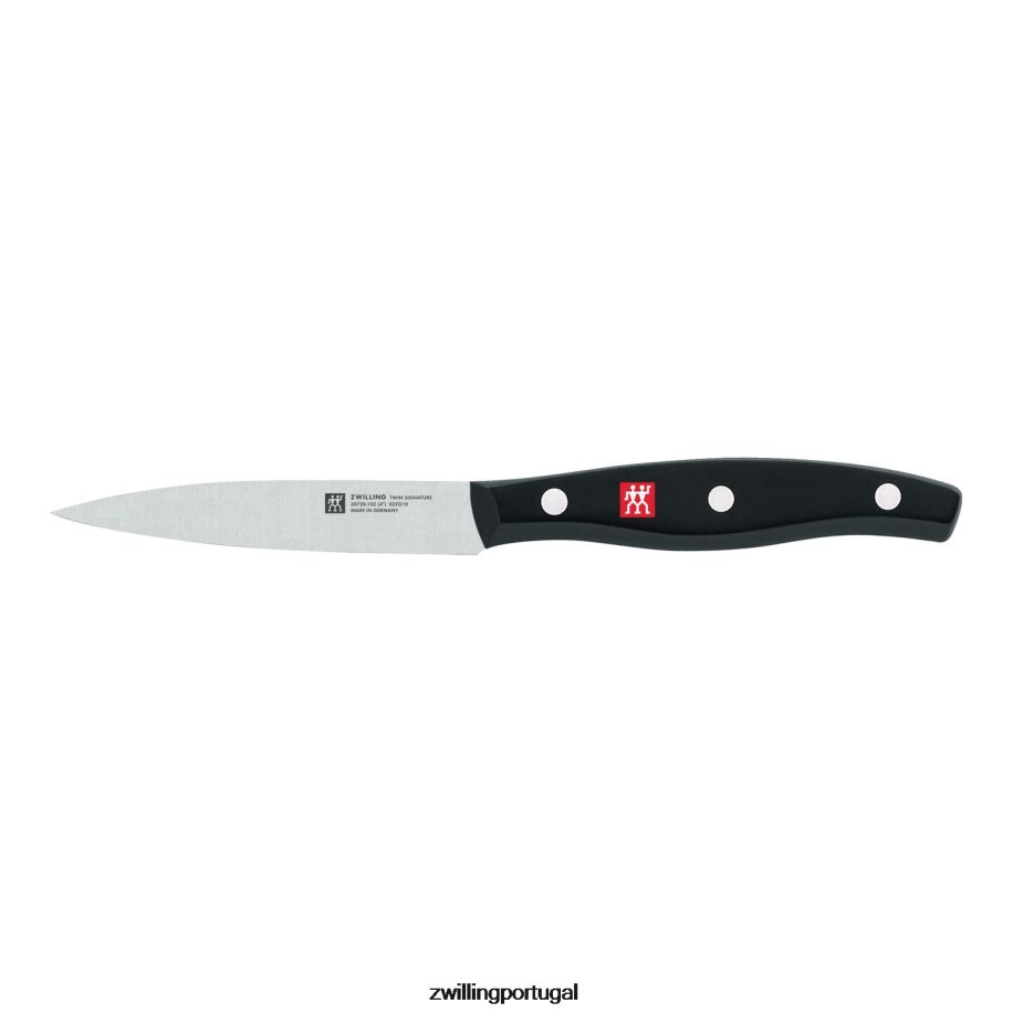 Zwilling talheres 442PVP241 assinatura dupla de 4 polegadas, faca de descascar