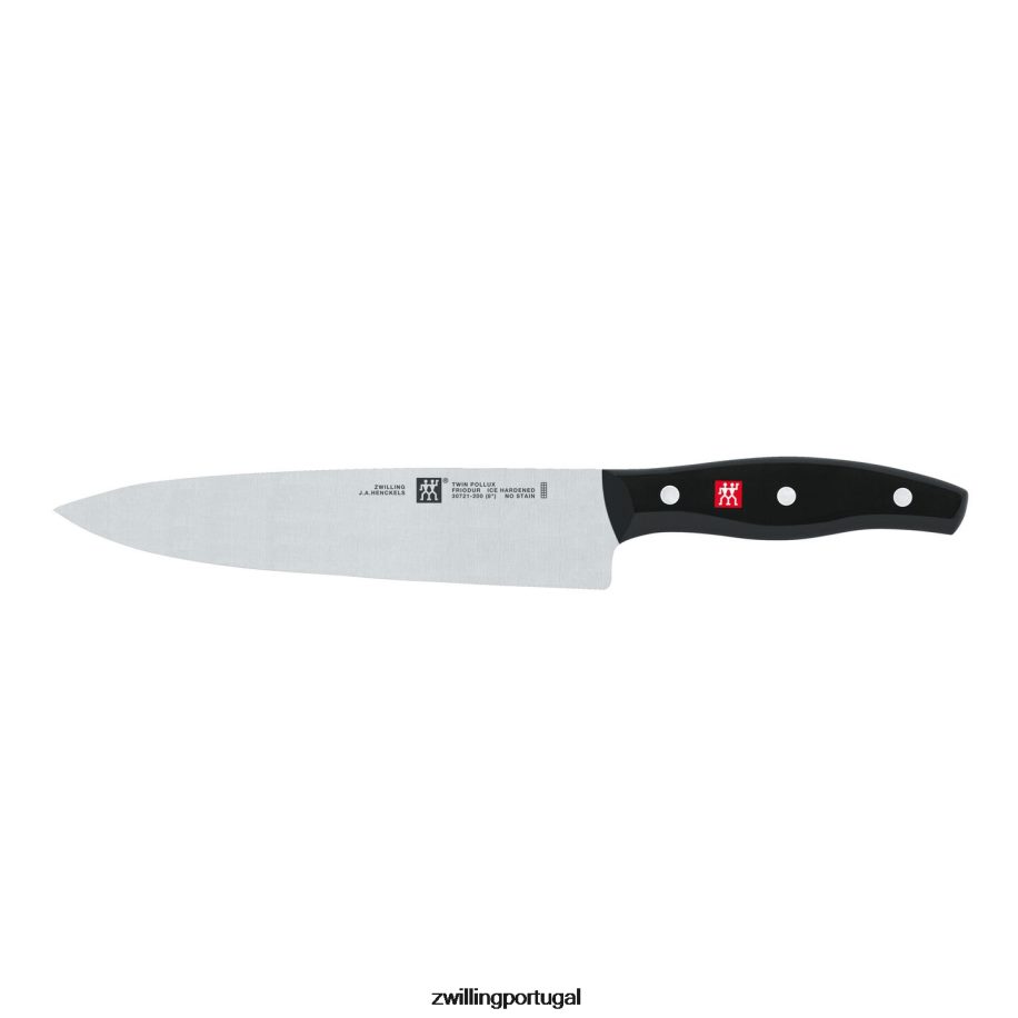 Zwilling talheres 442PVP258 assinatura dupla 6 peças, conjunto de bloco de faca, natural