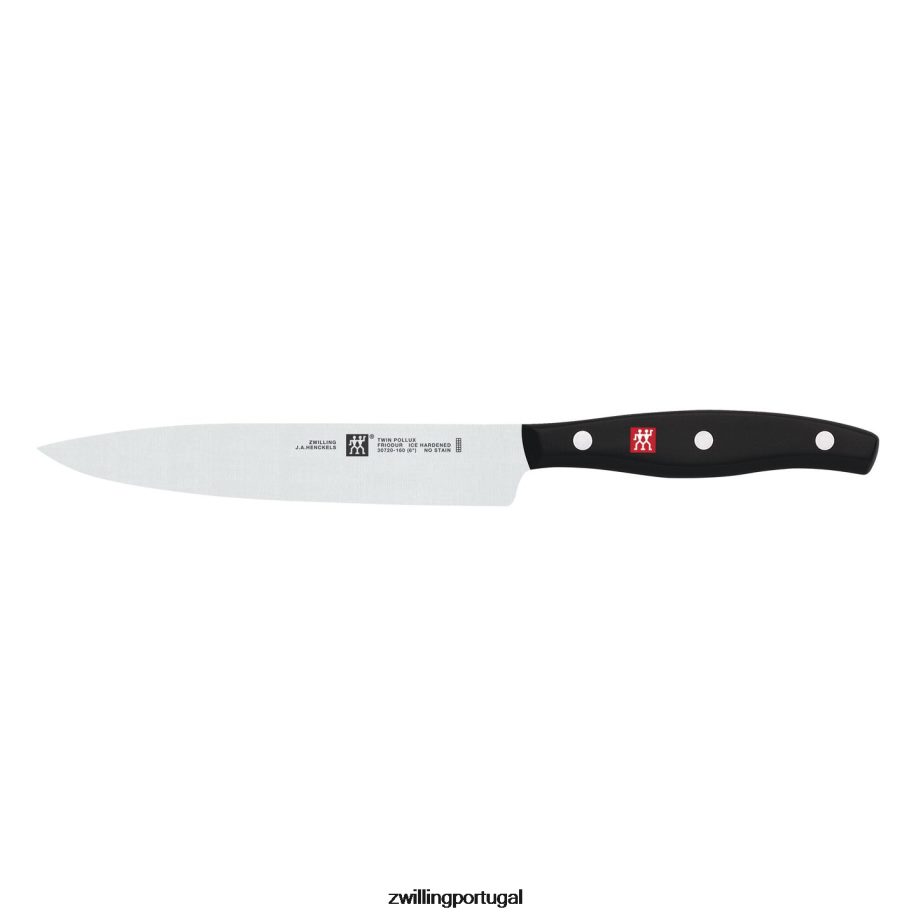 Zwilling talheres 442PVP360 assinatura dupla 19 peças, conjunto de bloco de faca