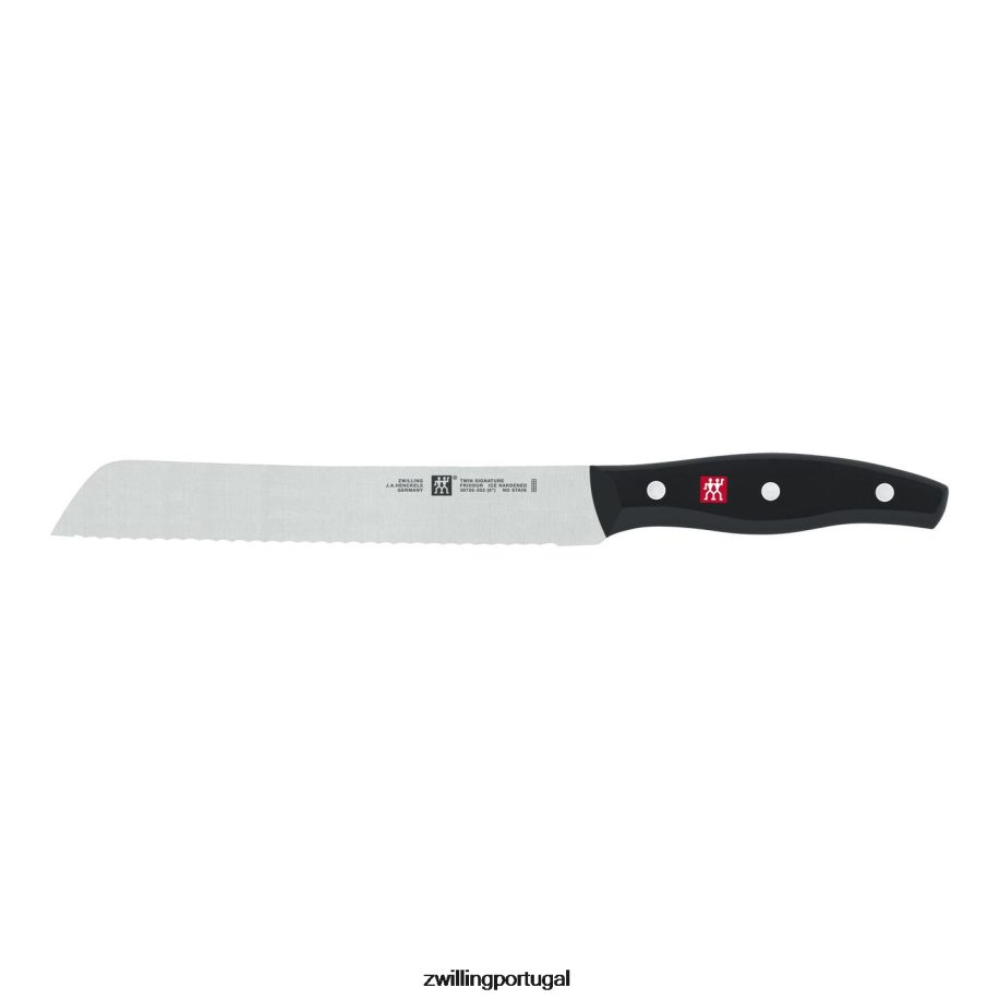 Zwilling talheres 442PVP360 assinatura dupla 19 peças, conjunto de bloco de faca