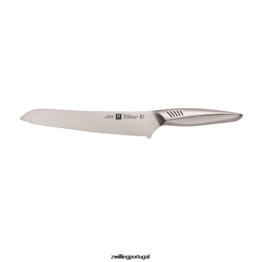Zwilling talheres 442PVP401 Conjunto de cavalete magnético de bambu com 10 peças Twin Fin II