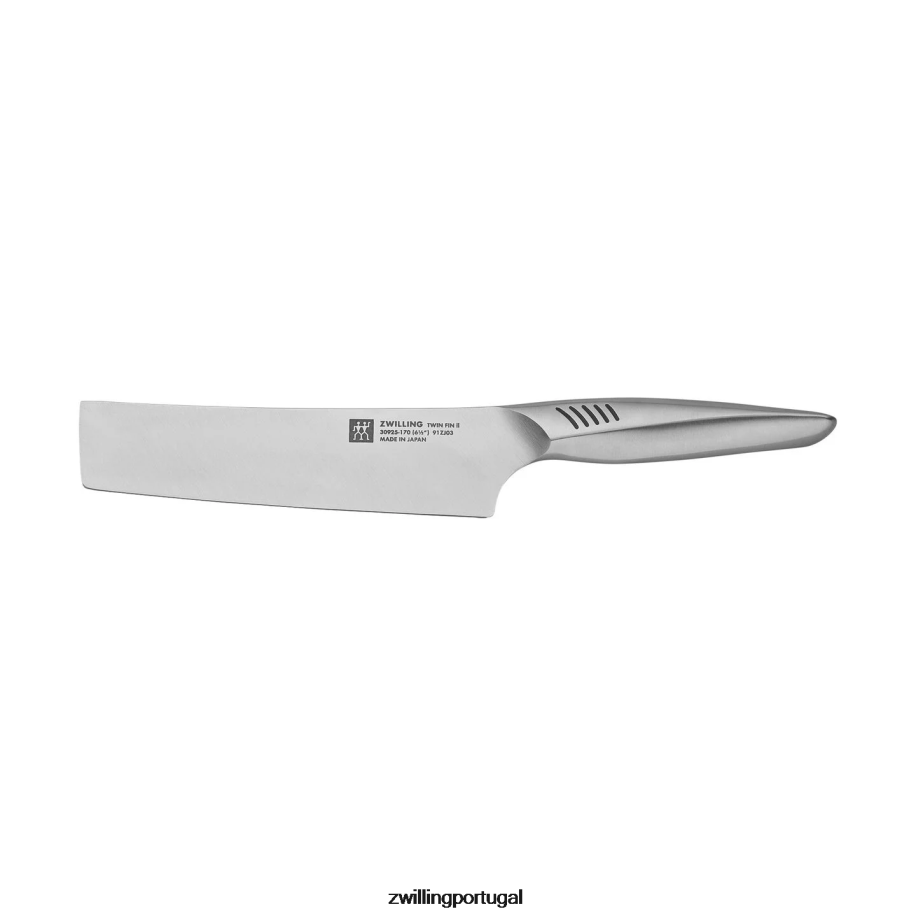 Zwilling talheres 442PVP405 Twin Fin II 6,5 polegadas, faca nakiri