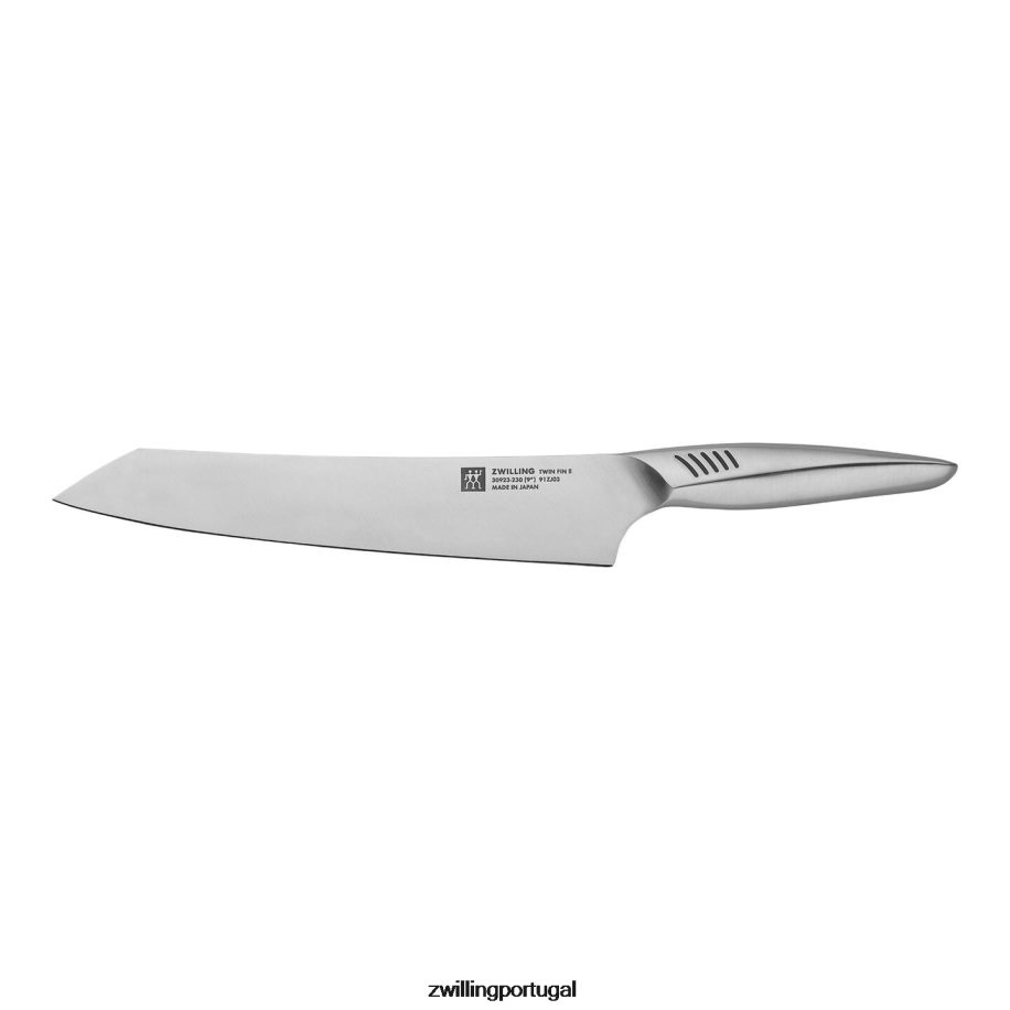 Zwilling talheres 442PVP419 Twin Fin II de 9 polegadas, faca Kiritsuke