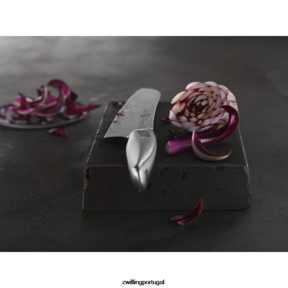 Zwilling talheres 442PVP419 Twin Fin II de 9 polegadas, faca Kiritsuke