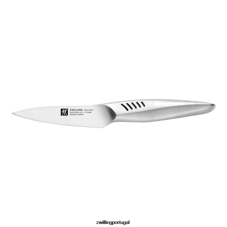 Zwilling talheres 442PVP431 twin fin ii de 3,5 polegadas, faca de descascar