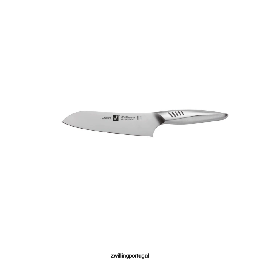 Zwilling talheres 442PVP448 faca santoku twin fin ii de 5,5 polegadas e fio fino