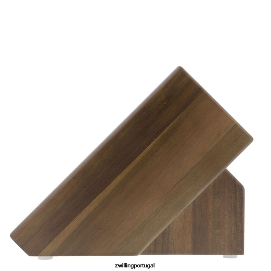 Zwilling talheres 442PVP193 acácia de armazenamento, acácia, bloco de faca duplo vazio