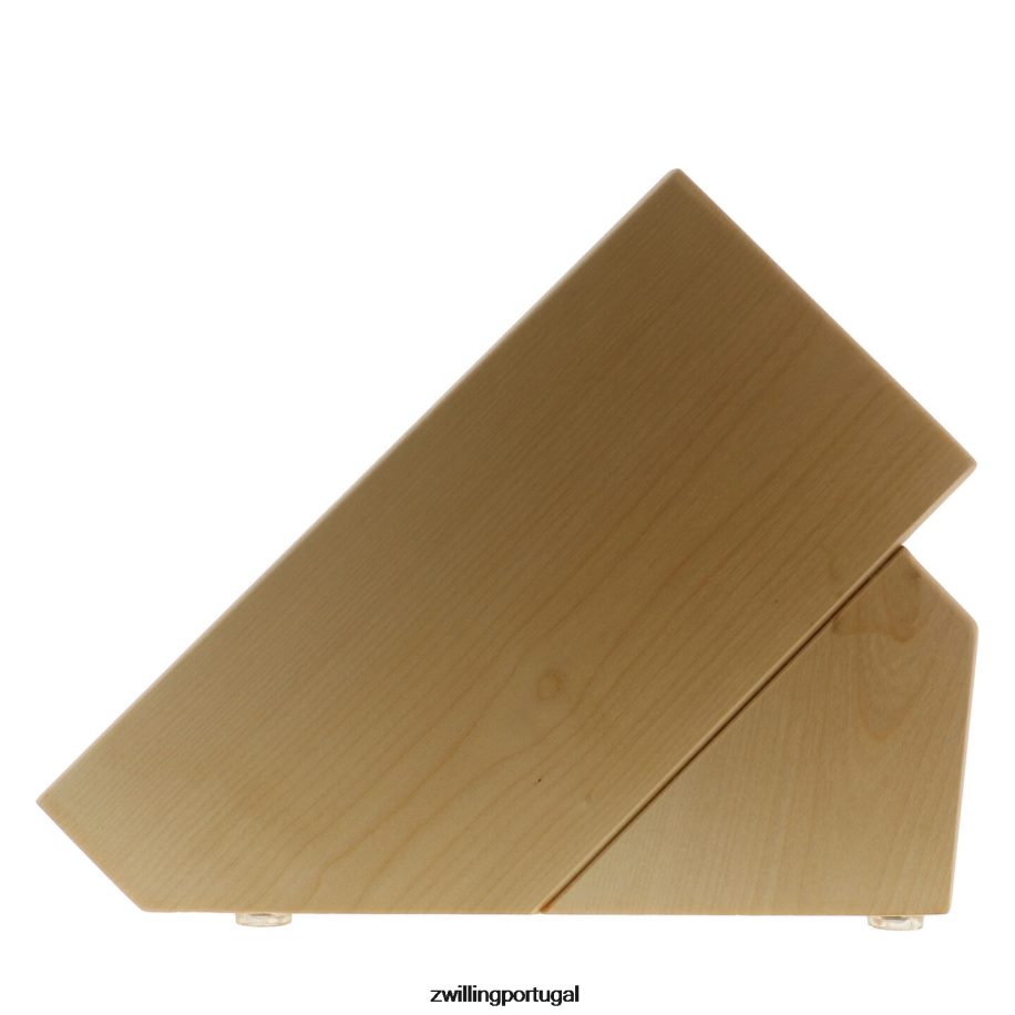 Zwilling talheres 442PVP197 cinza de armazenamento, bloco de faca de madeira vazio