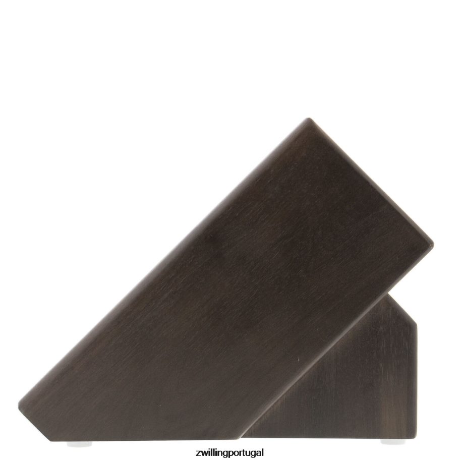 Zwilling talheres 442PVP205 armazenamento de nogueira, nogueira, bloco de facas duplo vazio