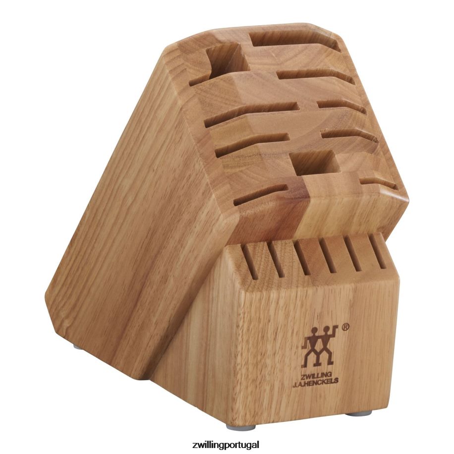 Zwilling talheres 442PVP253 armazenamento de seringueira, seringueira, bloco de faca profissional vazio