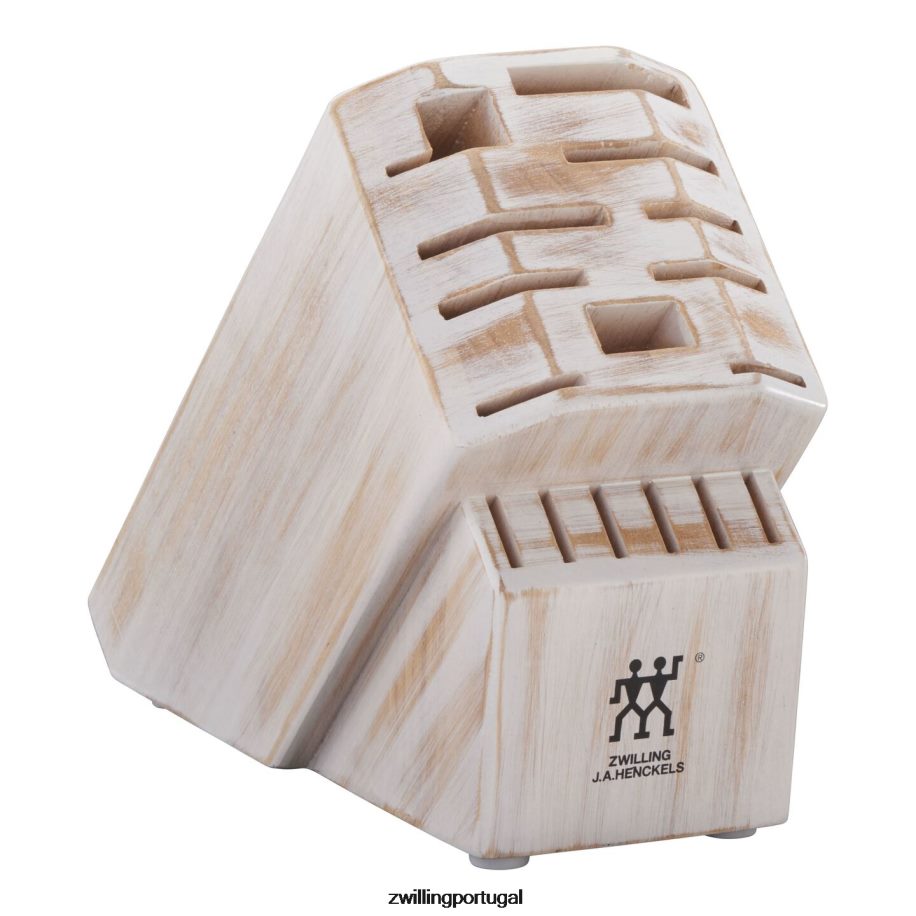 Zwilling talheres 442PVP289 armazenamento pro bloco de faca branco rústico vazio