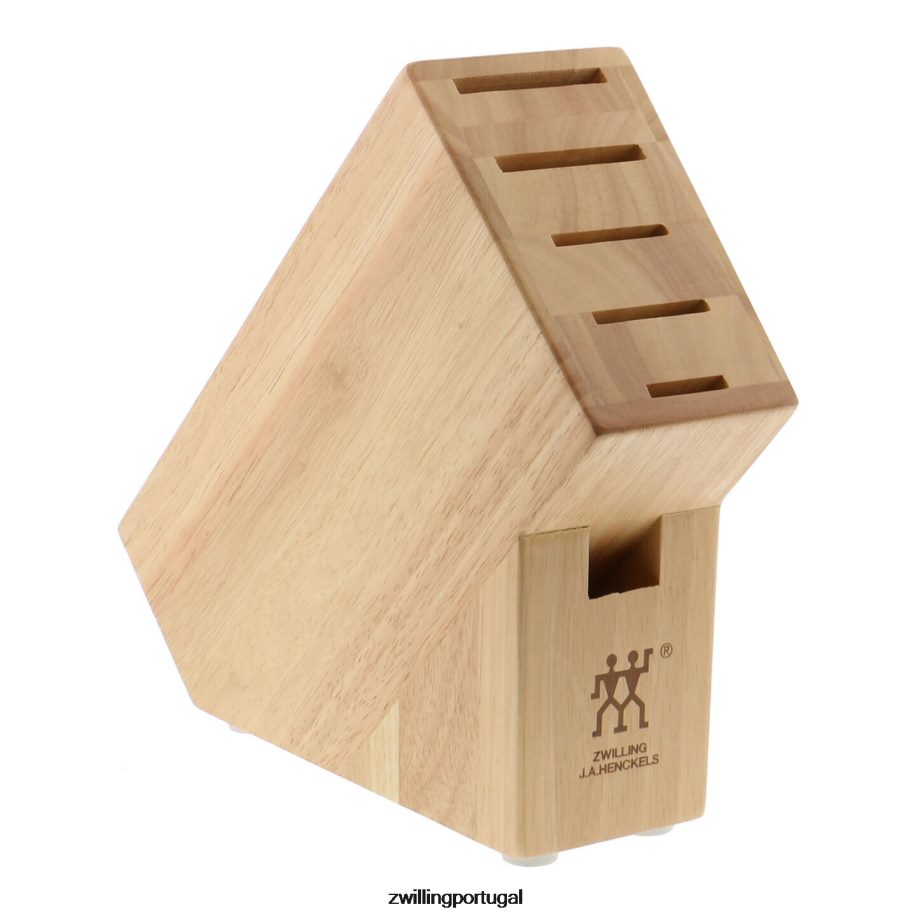 Zwilling talheres 442PVP398 cinza de armazenamento, seringueira, bloco de estúdio duplo vazio