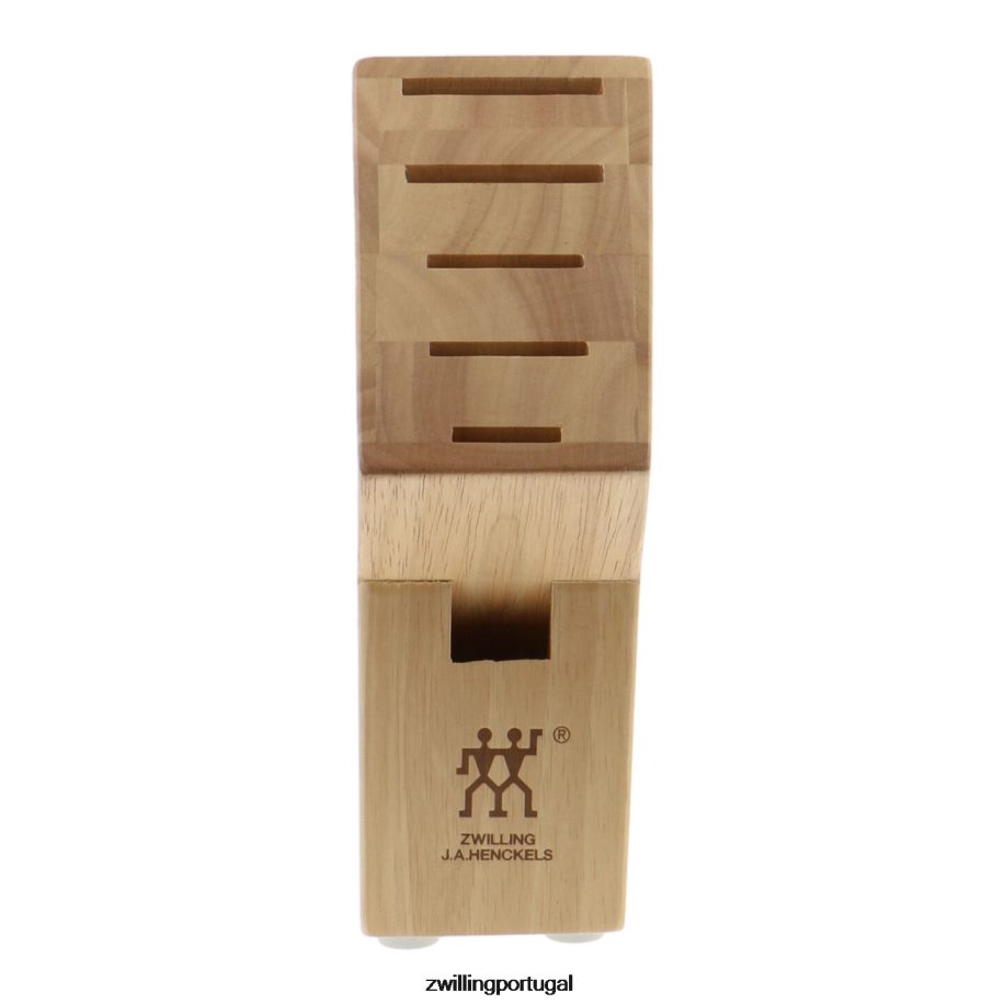 Zwilling talheres 442PVP398 cinza de armazenamento, seringueira, bloco de estúdio duplo vazio