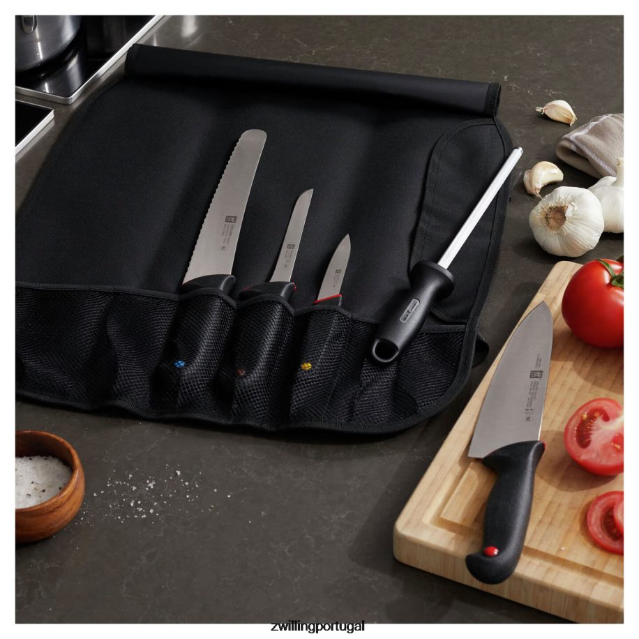 Zwilling talheres 442PVP392 o kit essencial de facas escolares de culinária com 6 peças
