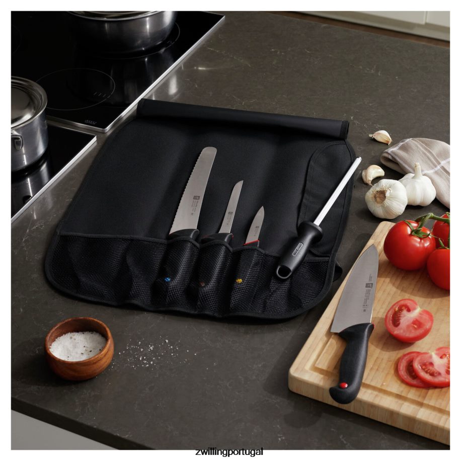 Zwilling talheres 442PVP392 o kit essencial de facas escolares de culinária com 6 peças