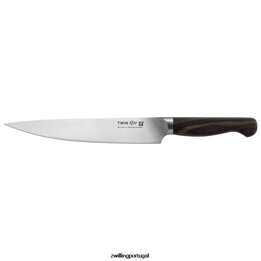 Zwilling talheres 442PVP367 twin 1731 7 peças, conjunto de bloco de faca, marrom