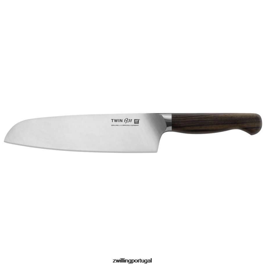 Zwilling talheres 442PVP367 twin 1731 7 peças, conjunto de bloco de faca, marrom